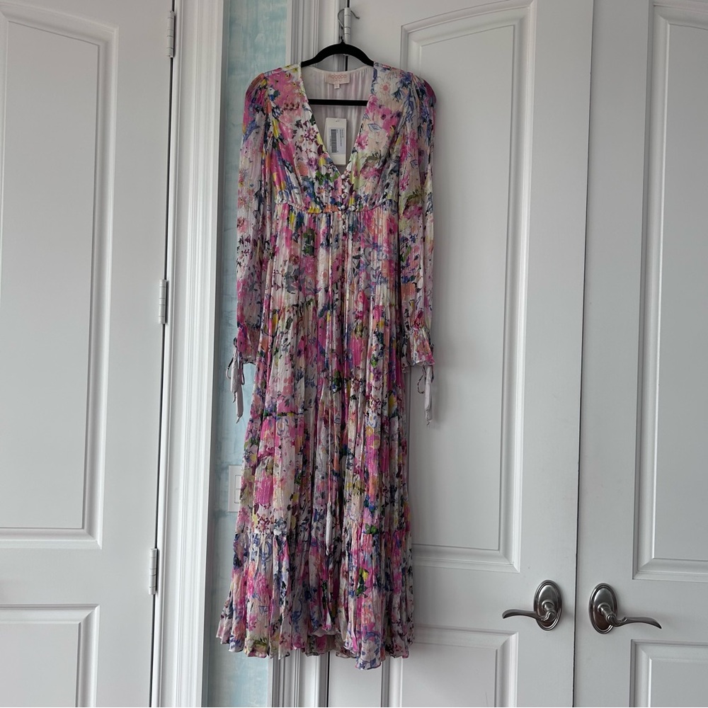 Rococo Sand Floral V-Neck Maxi Dress